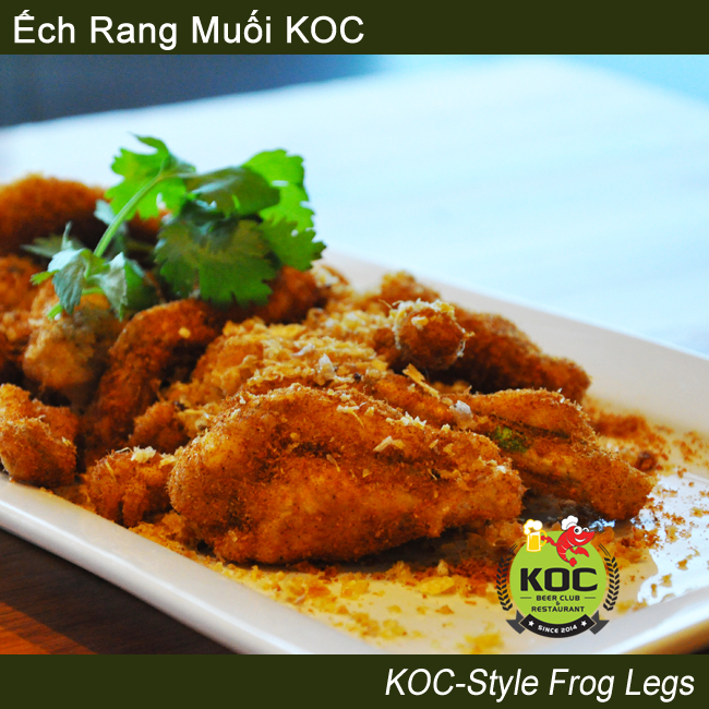 KOC-Style Frog Legs Ếch Rang Muối KOC Little Saigon Orange County OC