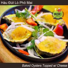 Hàu Đút Lò Phô Mai Baked Oysters w/ Cheese Little Saigon KOC Restaurant