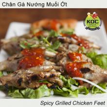 Chân Gà Nướng Muối Ớt Spicy Grilled Chicken Feet Little Saigon KOC Vietnamese Restaurant