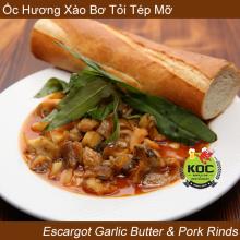 Ốc Hương Xào Bơ Tỏi Tép Mỡ Escargot Garlic Butter & Pork Rinds Little Saigon Vietnamese Restaurant