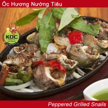 Ốc Hương Nướng Tiêu Grilled Escargot Salt & Pepper Little Saigon Quan Nhau KOC Restaurant Garden Grove