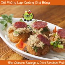 Little Saigon KOC Xôi Phồng Lạp Xưởng Chà Bông Rice Cakes w/ Chinese Sausage & Dried Shredded Pork